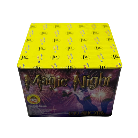 Baterie de artificii Tropic Magic Night, calibru 20, 100 focuri